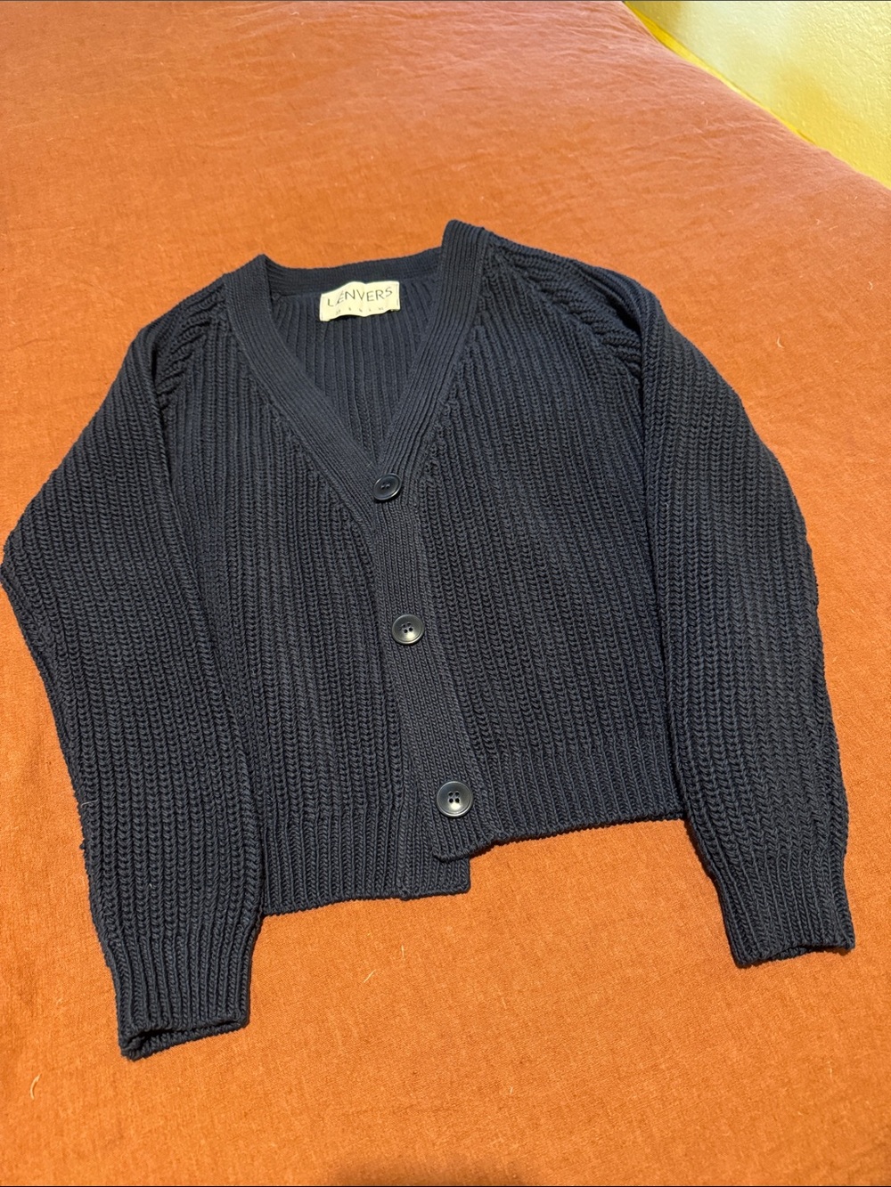 Lenvers Women's Anna V-Neck Cardigan in Organic Cotton